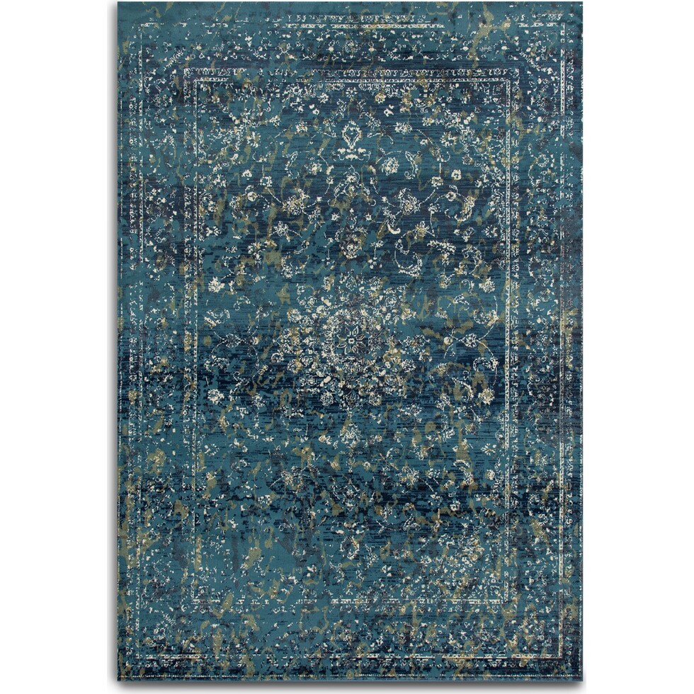 cosmic blue area rug ' x '   