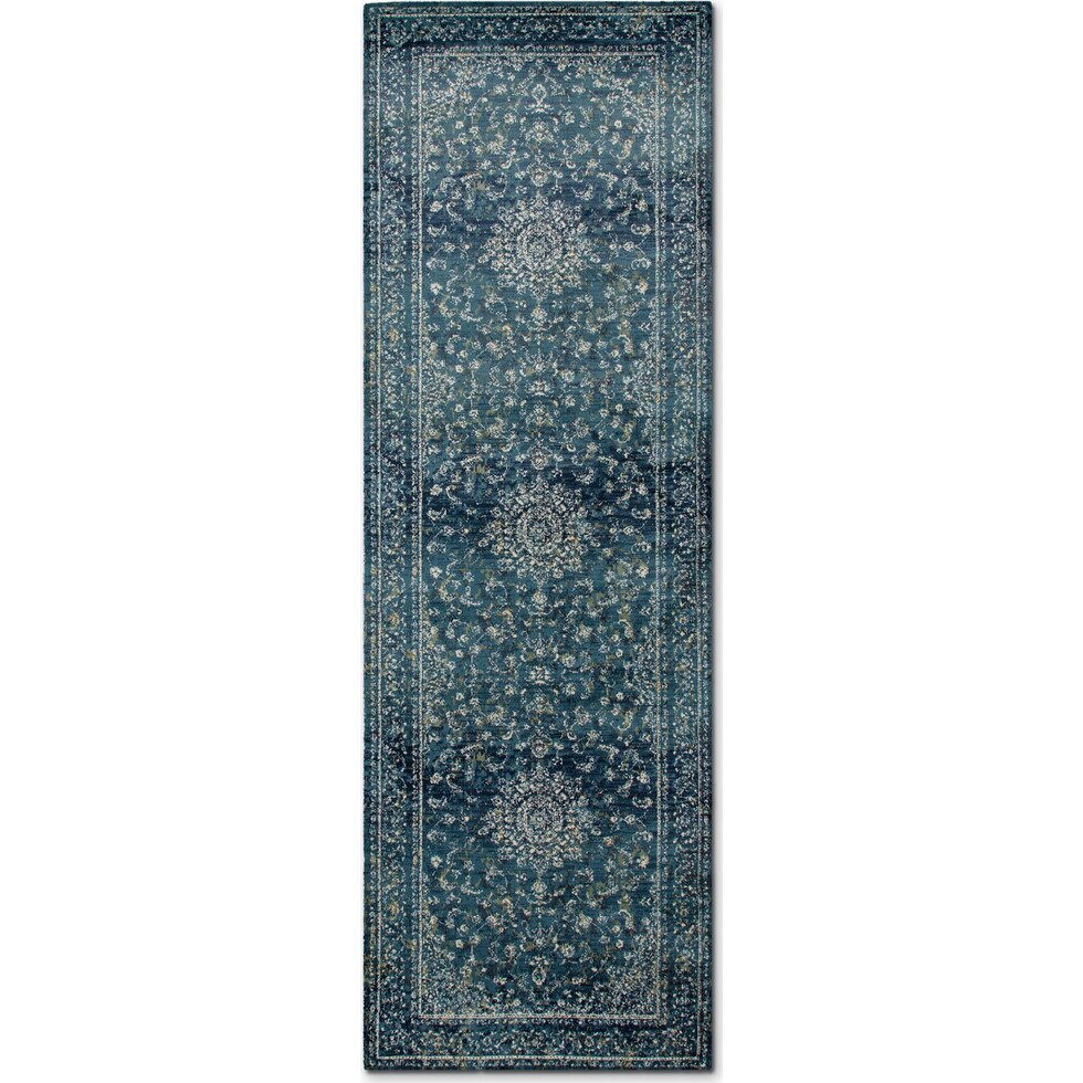cosmic blue rug   