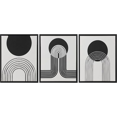 Cosmos 3-Piece 21'' x 17'' Wall Art Set