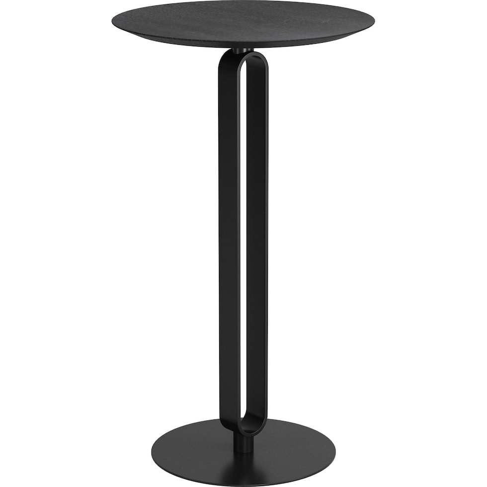 costa black adjustable bar table   