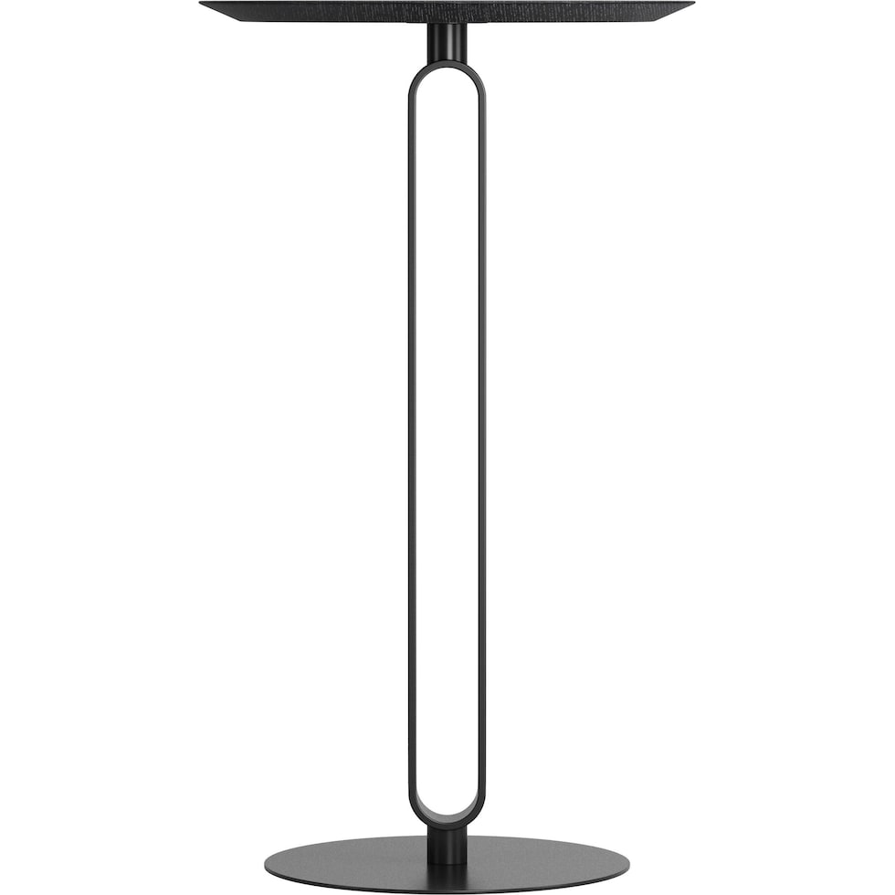 costa black adjustable bar table   