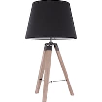 costa gray black table lamp   