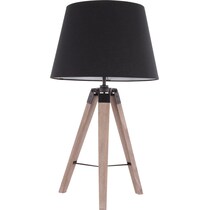 costa gray black table lamp   