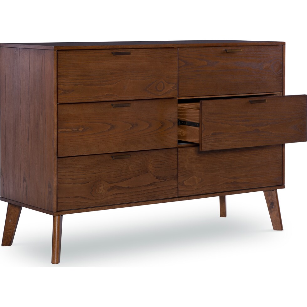 courtney dark brown dresser   