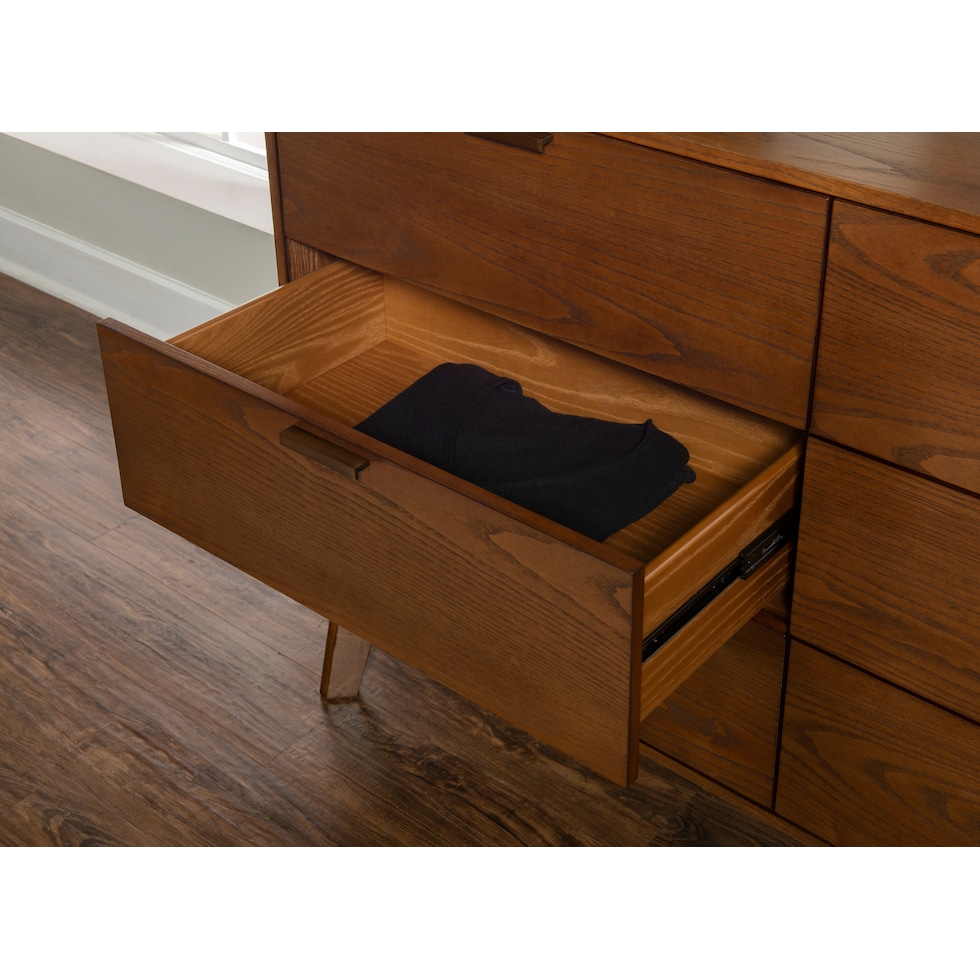 courtney dark brown dresser   