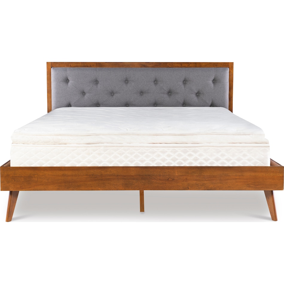 Courtney Upholstered Platform King Bed American Signature Furniture