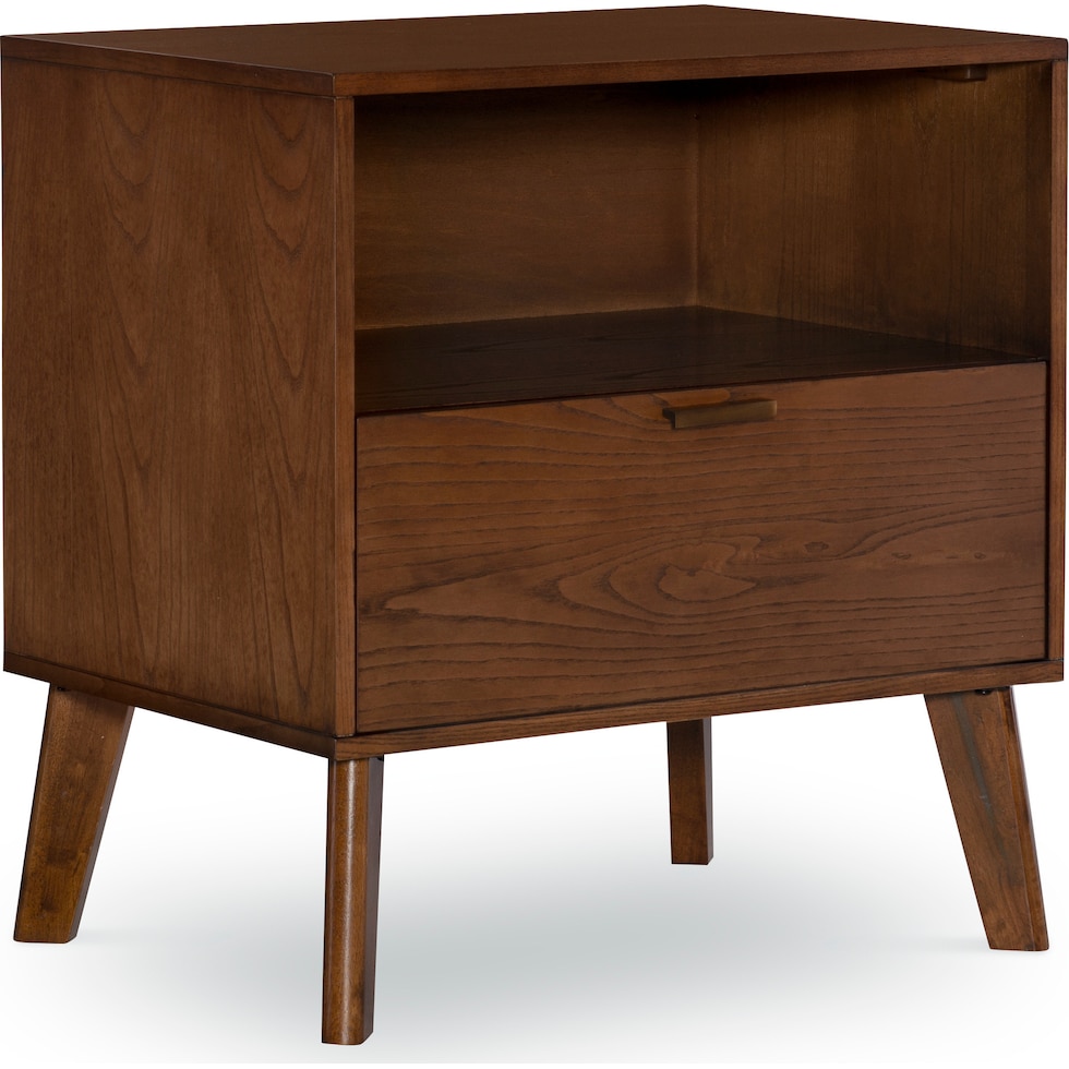 courtney dark brown nightstand   