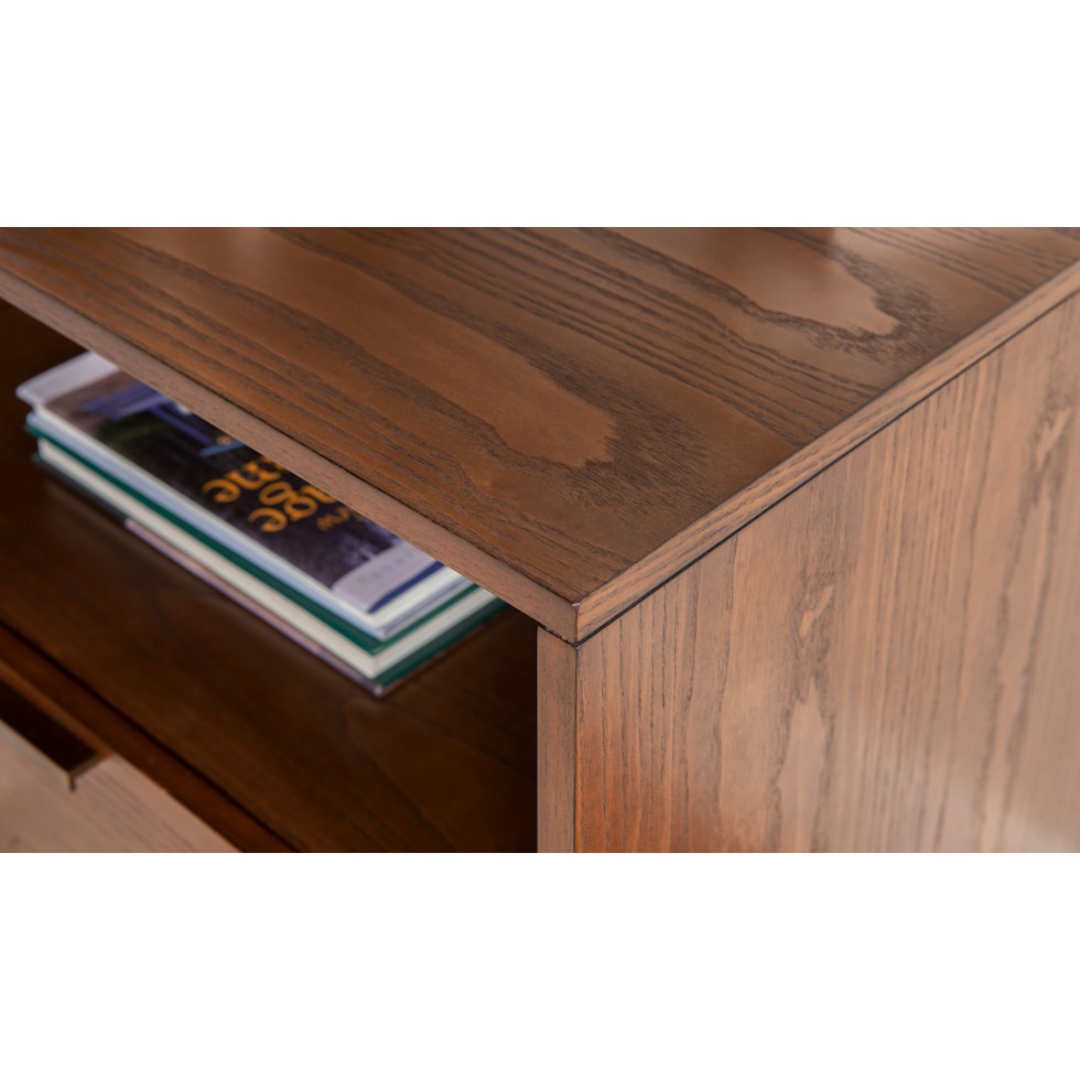 courtney dark brown nightstand   