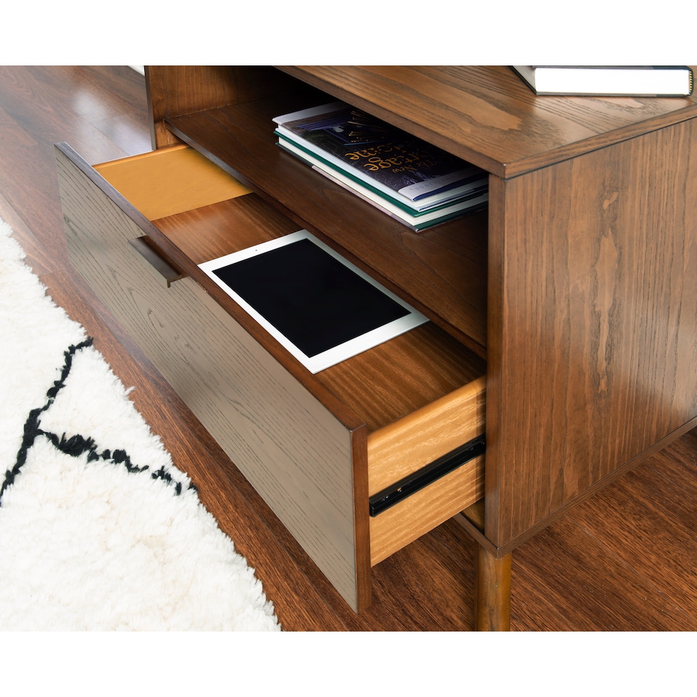 courtney dark brown nightstand   