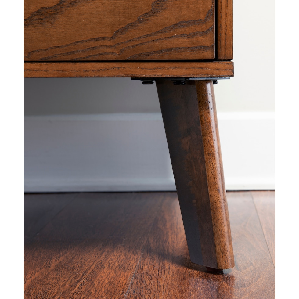 courtney dark brown nightstand   