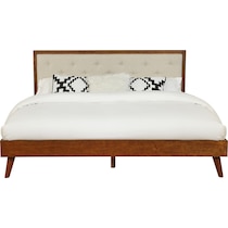 courtney walnut cream king bed   