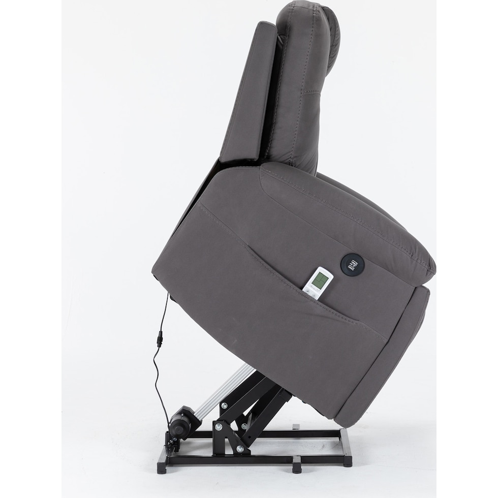 covington gray lift chair   