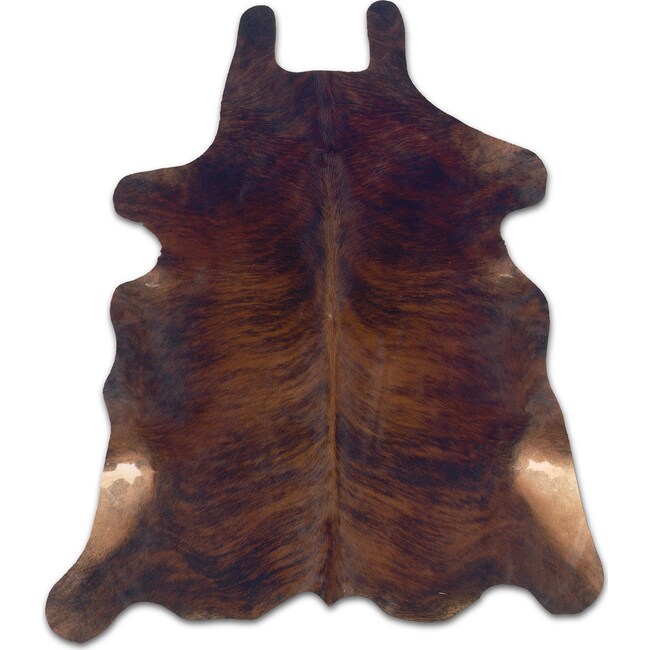 Rugs - Cowhide 5' x 7' Area Rug - Dark Brindle