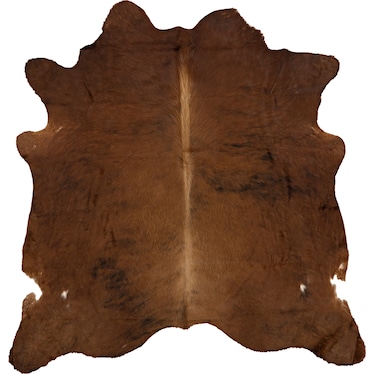 Cowhide 5' x 8' Area Rug - Medium Brindle