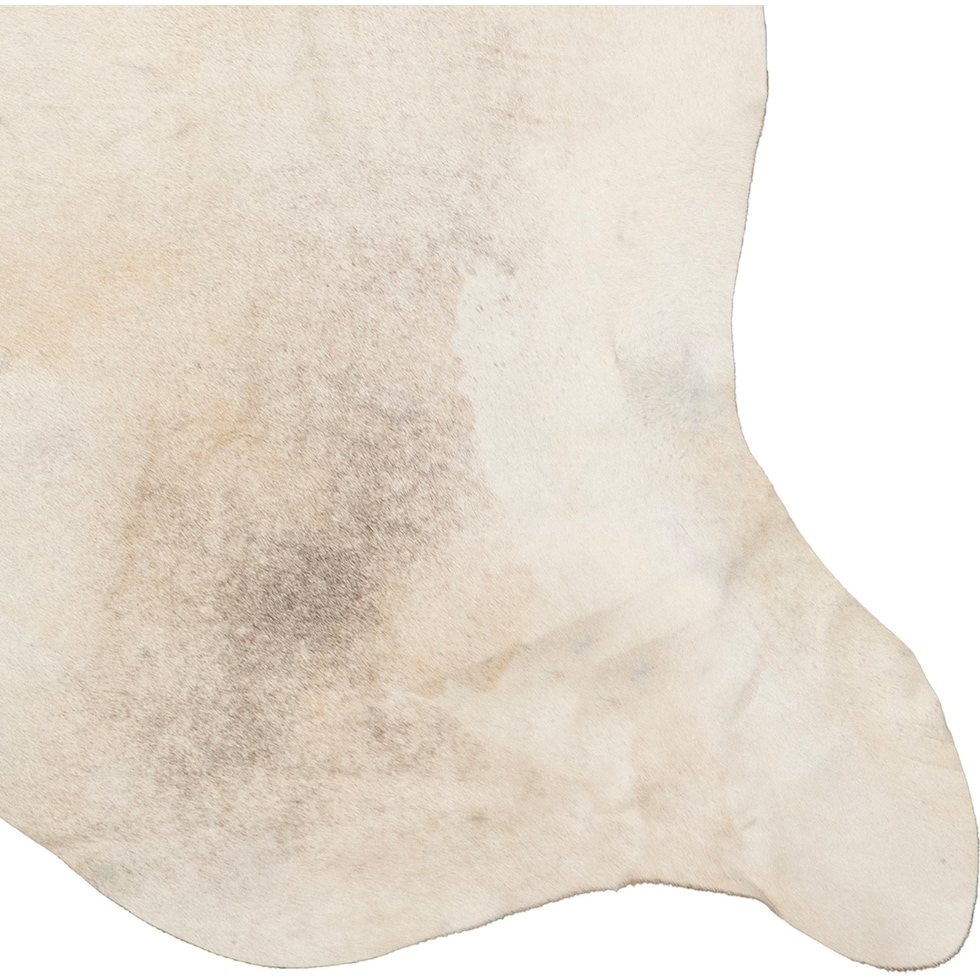 cowhide light brown area rug  x    