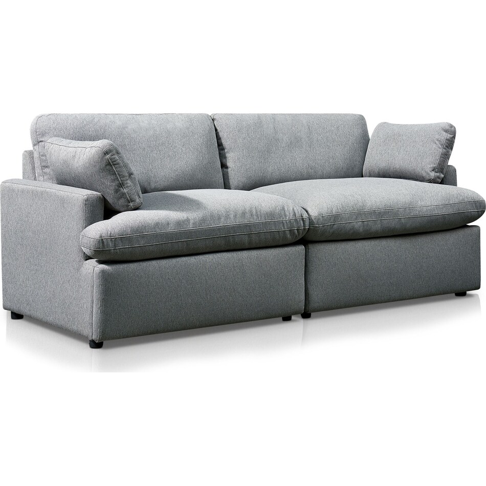 Cozy 2Piece Sofa Gray American Signature Furniture