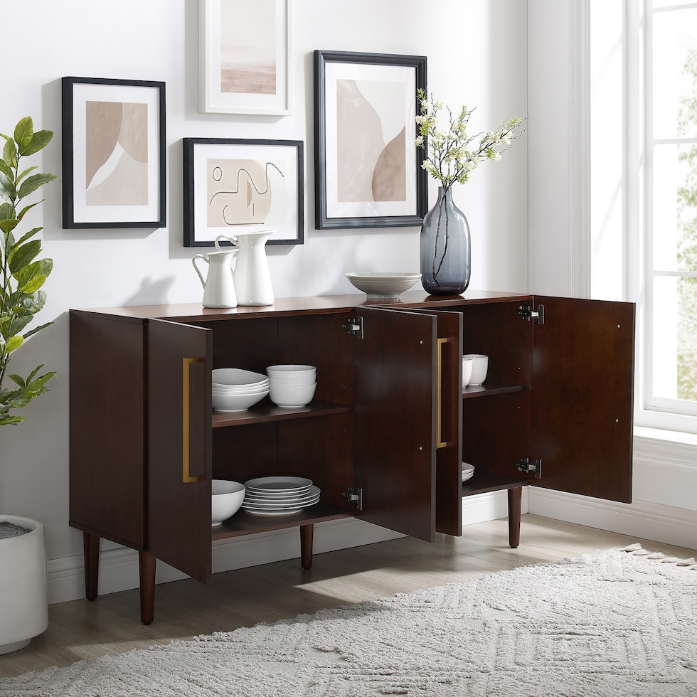 craig dark brown sideboard   