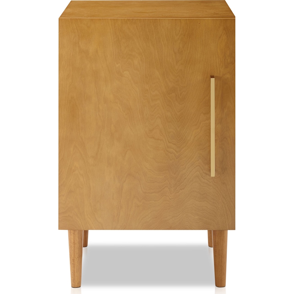 craig light brown tv console   