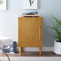 craig light brown tv console   
