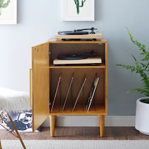 craig light brown tv console   
