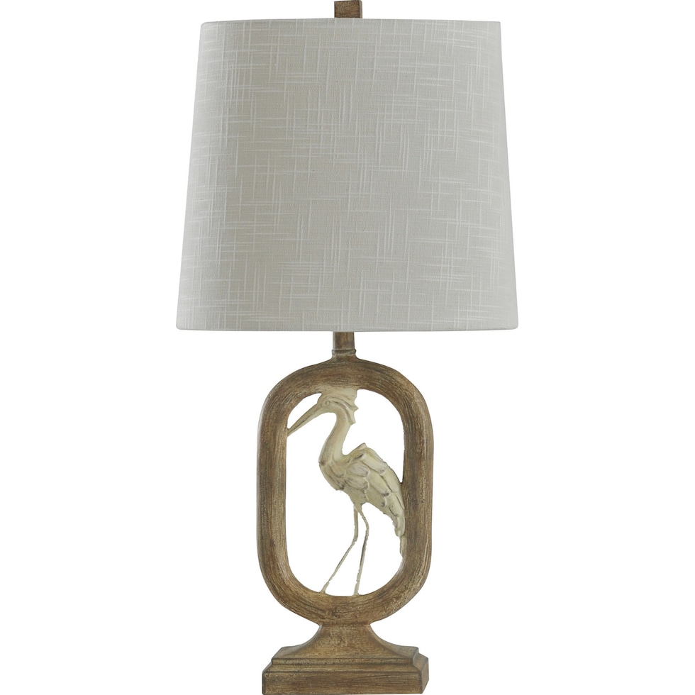 crane light brown table lamp   