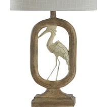 crane light brown table lamp   