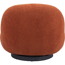 crawford orange accent chair   