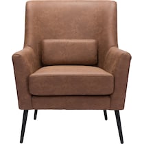 crestwood light brown accent chair   