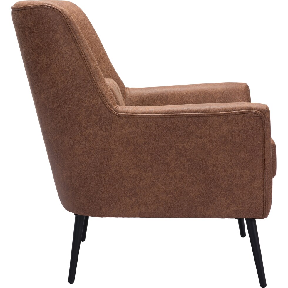 crestwood light brown accent chair   