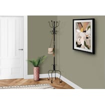 creswell black coat rack   