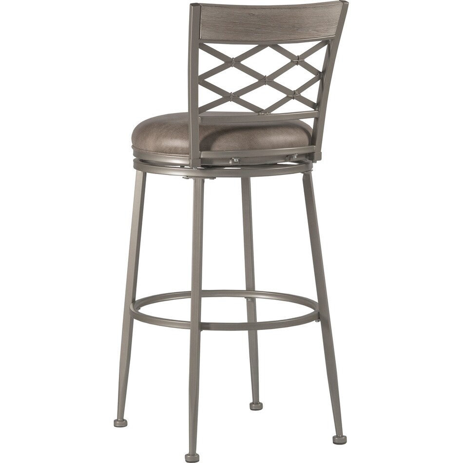 crisley pewter bar stool   