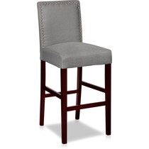 crista gray bar stool   
