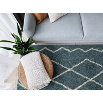 cristalino blue rug   
