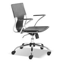 crowley black office chair   