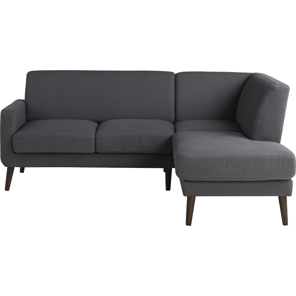 cruz gray sectional   