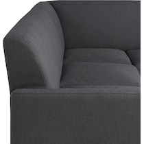 cruz gray sectional   