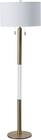 Crystal & Gold Floor Lamp