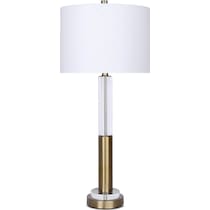 crystal & gold table lamp yellow table lamp   