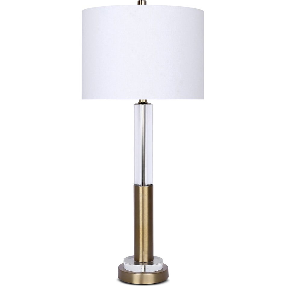 crystal & gold table lamp yellow table lamp   