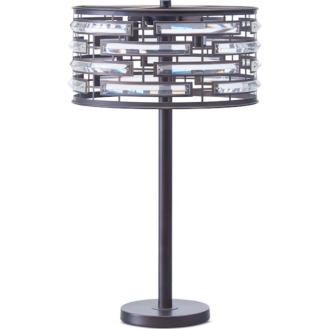 Home Accessories - Crystal Bronze Table Lamp