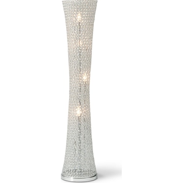 Crystal Curve 55'' Floor Lamp