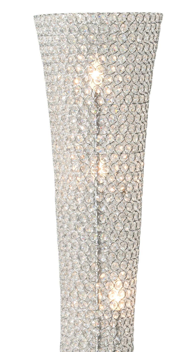 crystal curve floor lamp