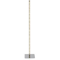 crystal rod silver floor lamp   