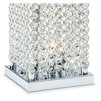 crystal tower glass table lamp   