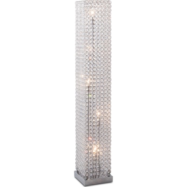 Crystal Tower 49'' Floor Lamp