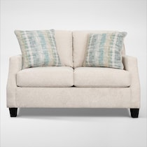 cullendale neutral loveseat   