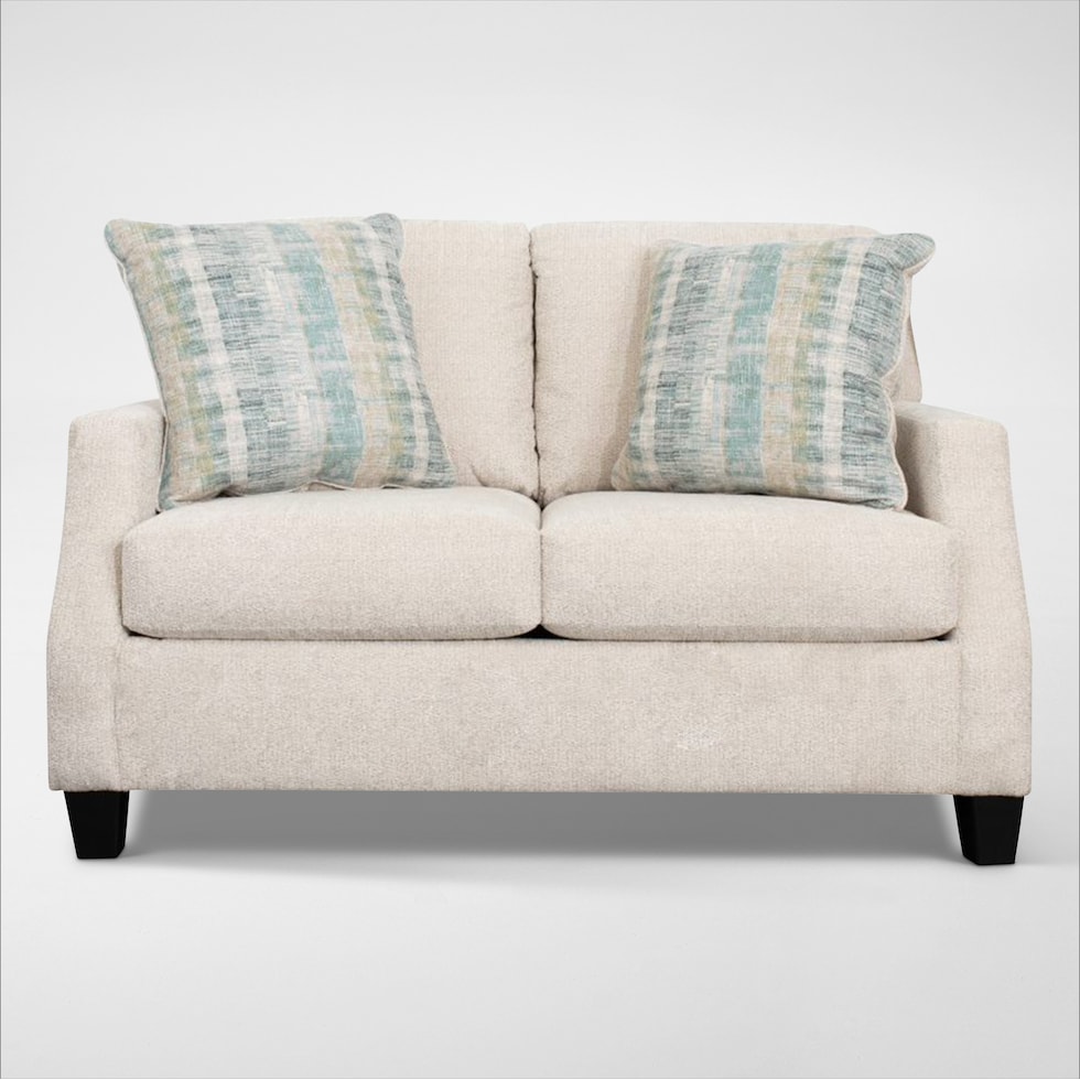 cullendale neutral loveseat   