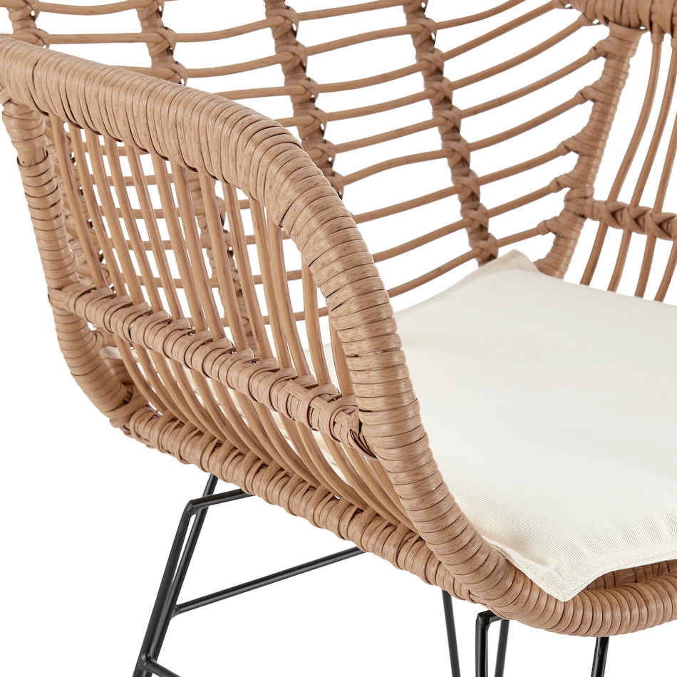 cumberland tan cream outdoor chair set   