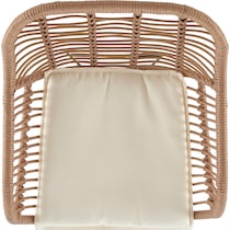 cumberland tan cream outdoor chair set   