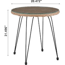 cumberland tan gray outdoor chair set   